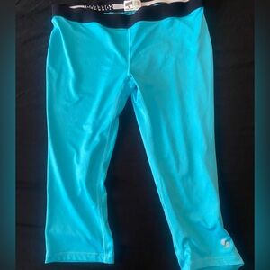 Soffe Blue Workout Capri